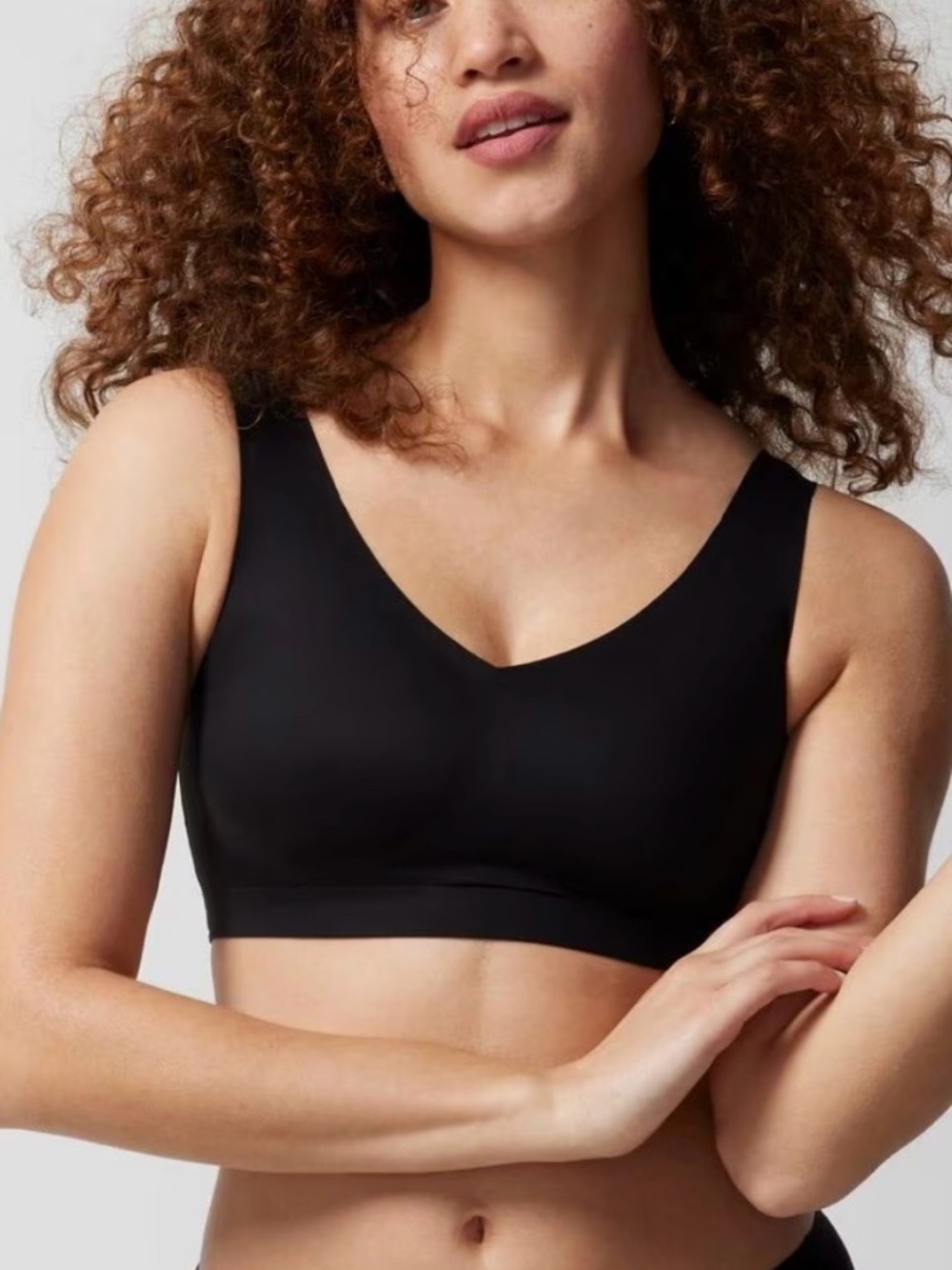 Soma Enbliss Bralette Sz XXL color black wireless soft comfortable lounge sleep - Picture 11 of 13
